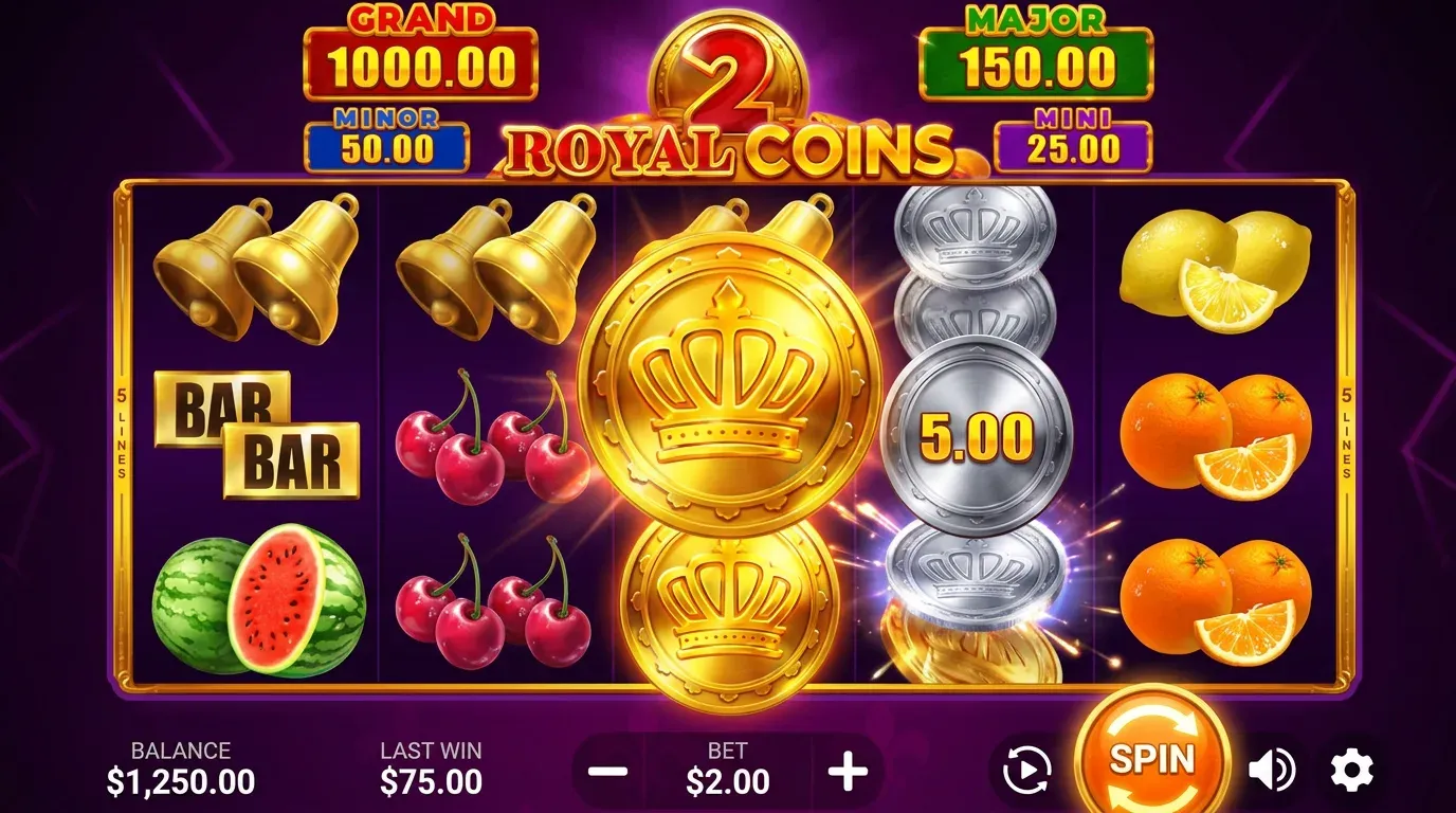 Royal Coins 2 Hold and Win en US play