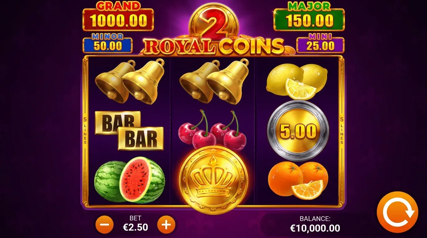 Royal Coins 2 Hold and Win lt LT play