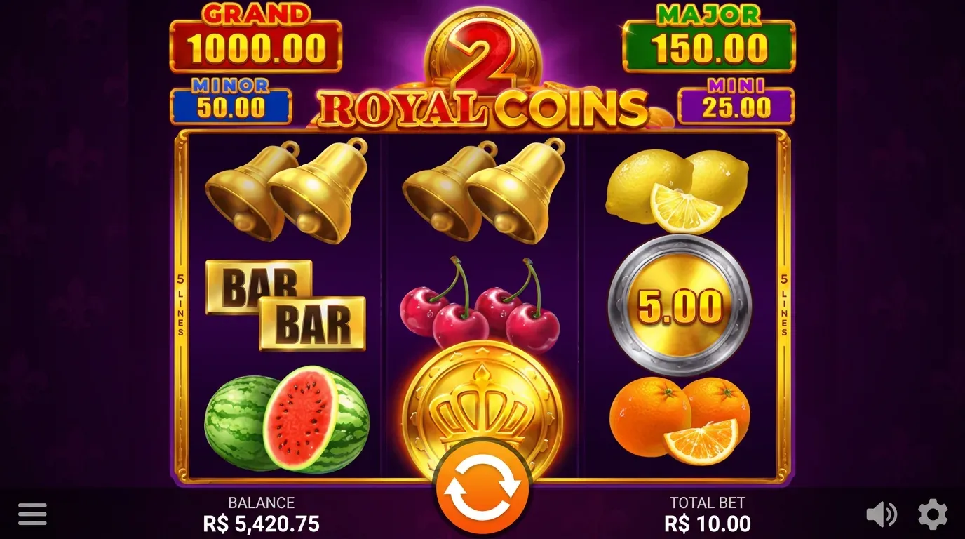 Royal Coins 2 Hold and Win pt BR play