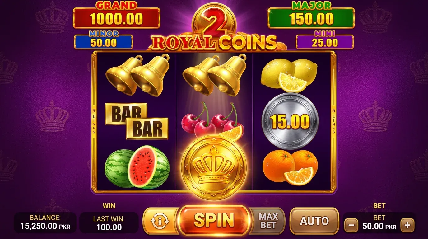 Royal Coins 2 Hold and Win ur PK play